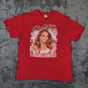 Mariah Carey 2024 Christmas Tour T Shirt Size XL